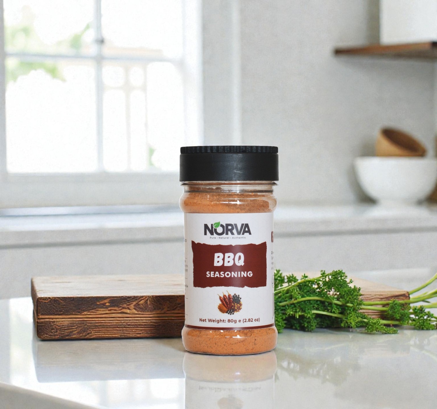 Norva BBQ Seasoning 80g - smoky bold spice blend for grilling and barbecue
